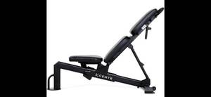 lot 41 image: Centr Commerical Adjustable Bench ( New with minor defect cut in the cushion side the seat) . See Pictures