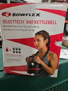 lot 72 image: Bowflex SelecTTech 840 Kettlebell ( Adjustable from 8-40LB) New and in the box