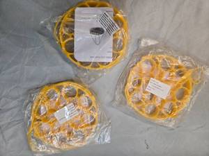 lot 95 image: Lot of 3 Silicone Egg Poachers (New)