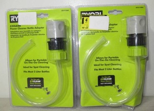 lot 23 image: Set of 2 RYOBI EZClean Power Cleaner Bottle Adapter Accessory Kit