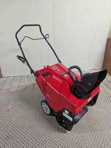 lot 6 image: Troy-Bilt Squall 21 in. 179 cc Single-Stage Gas Snow Blower with Electric Start and E-Z Chute Control