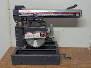 lot 8 image: 10 Craftsman Radial Arm Saw - Model 113-19771