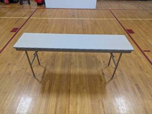lot 28 image: Folding Table - 6 x 18 - Heavy Duty