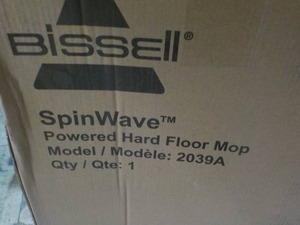 lot 4 image: Bissell SpinWave Powered Hard Floor Mop