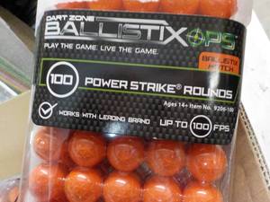 lot 6 image: 800 ct Dart Zone Ballistix Power St...