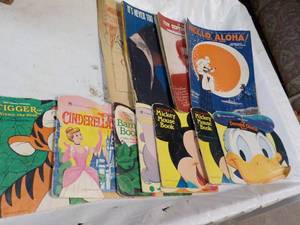 lot 11 image: Vintage Walt Disney Book and Music...