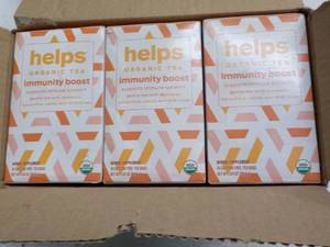 lot 19 image: 96 ct Helps Organic Tea...