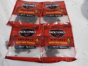 lot 22 image: Jack Links Beef Jerky Spicy Red Pep...