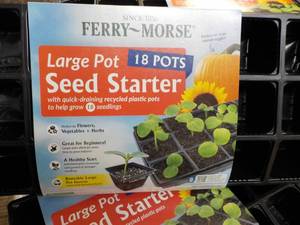 lot 31 image: Ferry-Morse Large Pot Seed Starter...