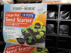lot 32 image: Ferry-Morse Large Pot Seed Starter...