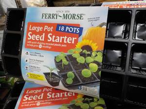 lot 33 image: Ferry-Morse Large Pot Seed Starter...