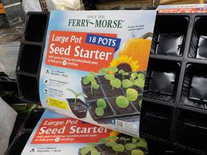 lot 34 image: Ferry-Morse Large Pot Seed Starter...