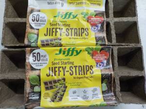 lot 36 image: 100 ct Seed Starting Jiffy Strips O...