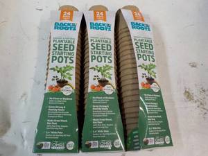 lot 39 image: 72 ct Back to the Roots Organic Pea...