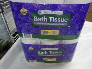 lot 66 image: 24 Rolls Pasque 2 Ply Bath Tissue...