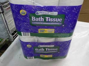 lot 67 image: 24 Rolls Pasque 2 Ply Bath Tissue...