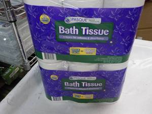 lot 70 image: 24 Rolls Pasque 2 Ply Bath Tissue...