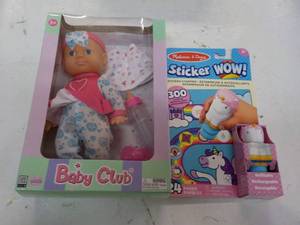 lot 117 image: Baby Club and Melissa and Doug Stic...
