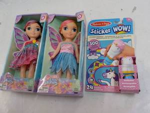lot 120 image: Little Fairies Dolls and Melissa an...