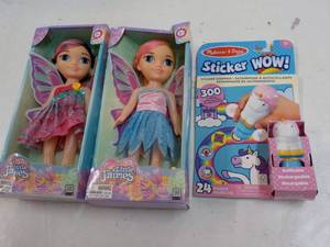 lot 121 image: Little Fairies Dolls and Melissa an...