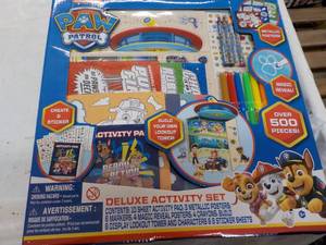 lot 126 image: Paw Patrol Deluxe Activity Set...