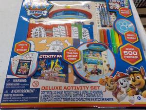 lot 127 image: Paw Patrol Deluxe Activity Set...