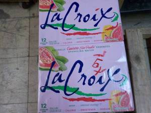 lot 151 image: 2 ct 12 packs La Croix Sparkling Wa...