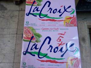 lot 152 image: 2 ct 12 packs La Croix Sparkling Wa...
