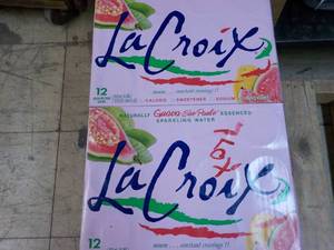 lot 153 image: 2 ct 12 packs La Croix Sparkling Wa...
