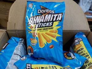 lot 157 image: 10 ct 9 oz bags Doritos Dinamita Ho...