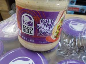 lot 163 image: 12 ct 15 oz Taco Creamy Crunch - Di...