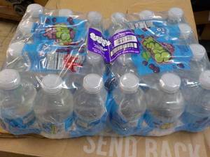lot 166 image: 24 ct Splash Acai Grape Water...