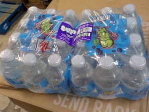 lot 168 image: 24 ct Splash Acai Grape Water...