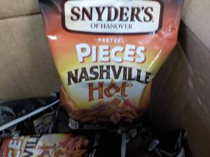 lot 181 image: Case of 2.25 oz bags Snyders Nashv...