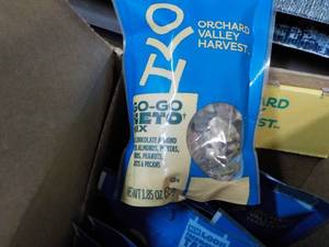 lot 185 image: 14 ct 1.85 oz bags OVH Go-Go Keto M...