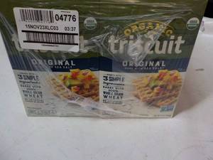 lot 225 image: 12 ct Triscuit Organic Original 9 o...