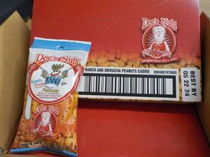 lot 233 image: 20 ct Dees Nuts Ranch and Sriracha...