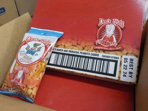 lot 236 image: 20 ct Dees Nuts Ranch and Sriracha...