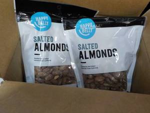 lot 242 image: 2 ct Happy Belly Salted Almonds 16 ...