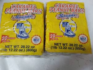 lot 294 image: 40 ct Manzela Caramel Peanut Bars...