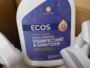 lot 309 image: 6 ct ECOS 32 oz Spray Bottles Disin...