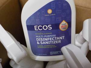 lot 311 image: 6 ct ECOS 32 oz Spray Bottles Disin...