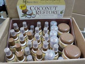 lot 326 image: 37 pc Display Coconut Restore Trial...