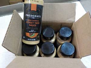 lot 335 image: 6 ct 7 oz Frederiks Sweet Taco Sau...