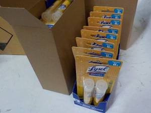 lot 341 image: Case of 32 Lysol Smart Refills...