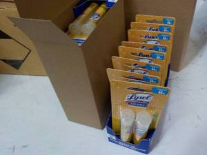 lot 343 image: Case of 32 Lysol Smart Refills...