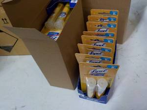 lot 344 image: Case of 32 Lysol Smart Refills...