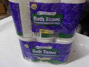 lot 346 image: 24 Rolls Pasque 2 Ply Bath Tissue...