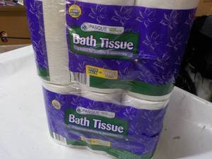 lot 350 image: 24 Rolls Pasque 2 Ply Bath Tissue...