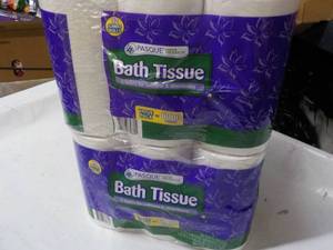 lot 354 image: 24 Rolls Pasque 2 Ply Bath Tissue...